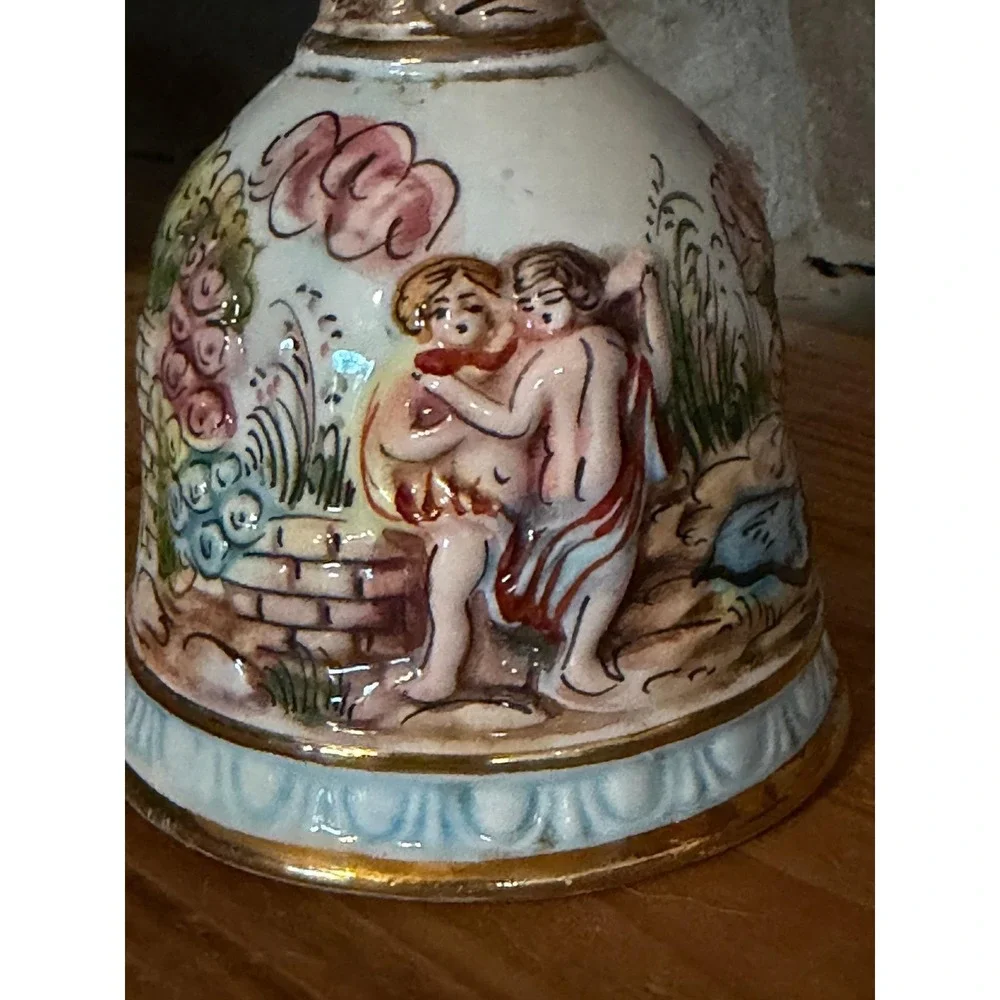 Capodimonte porcelain bell